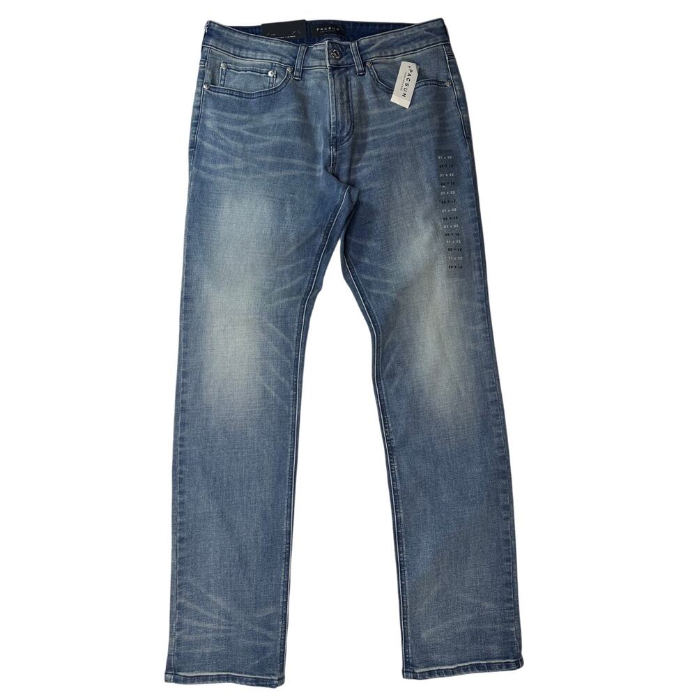 PacSun Slim Fit Jeans 31x32 Medium Wash NWT Skater Streetwear
